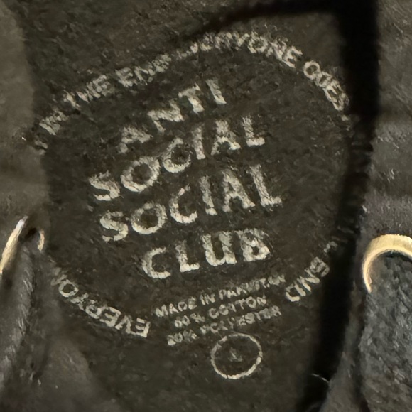 Anti Social Social Club Playboy Hoodie Jacket - Picture 7 of 8